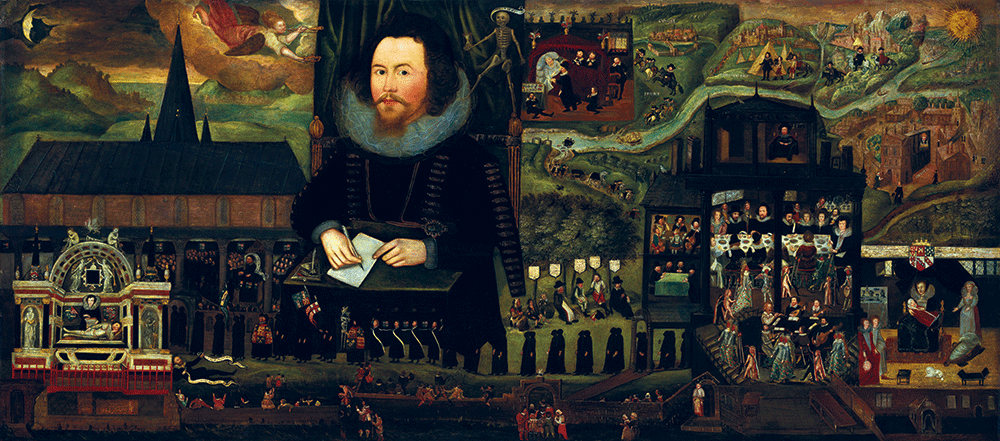 Detail from the ‘Henry Unton Memorial Portrait’, unknown artist, c.1596. © National Portrait Gallery