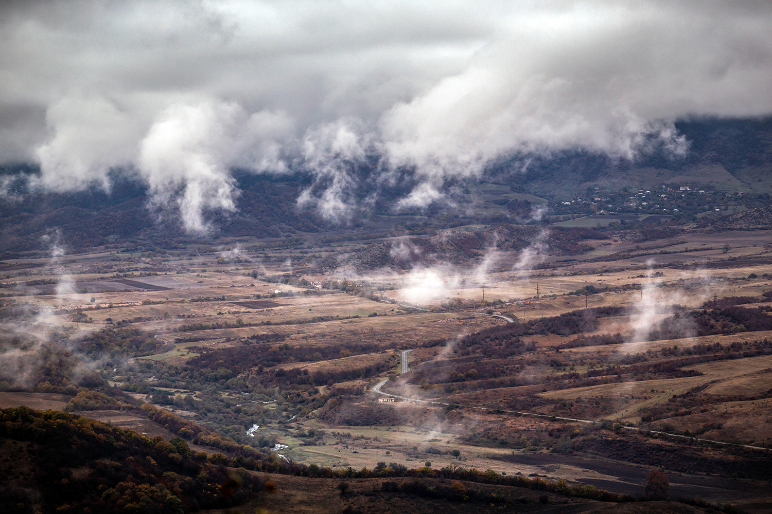 Mountain range near Stepanakert, 2018.