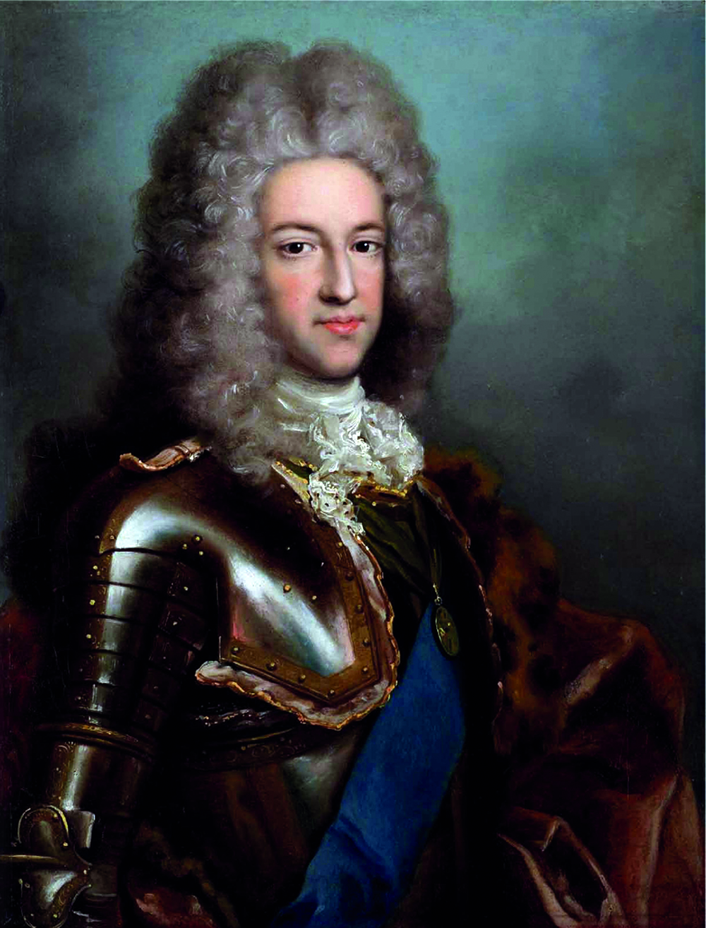 Portrait of  James Francis Edward Stuart,  by Antonio David, c.1720.