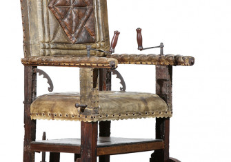 Wheelchair of Sir Thomas Fairfax, parliamentarian commander-in-chief