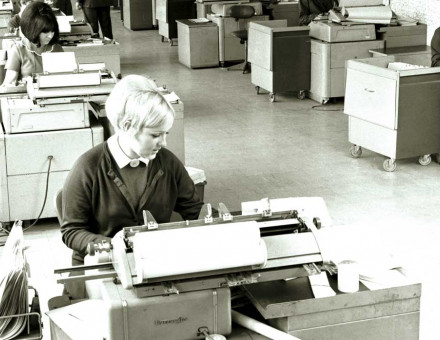 The Tetley Brewers’ headquarters,  Leeds, 1968.